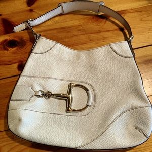 Authentic vintage Gucci purse in ivory